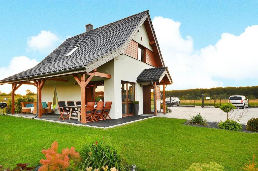 Holiday Home With A Terrace, Sauna, Jacuzzi 米耶伦科 外观 照片