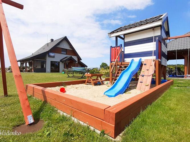Holiday Home With A Terrace, Sauna, Jacuzzi 米耶伦科 外观 照片