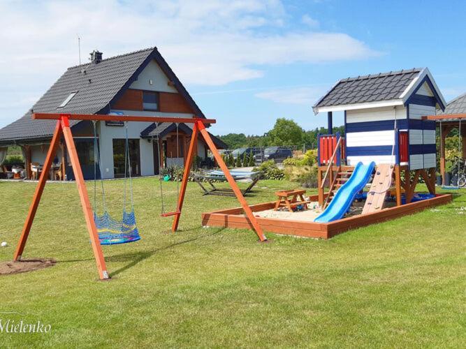 Holiday Home With A Terrace, Sauna, Jacuzzi 米耶伦科 外观 照片